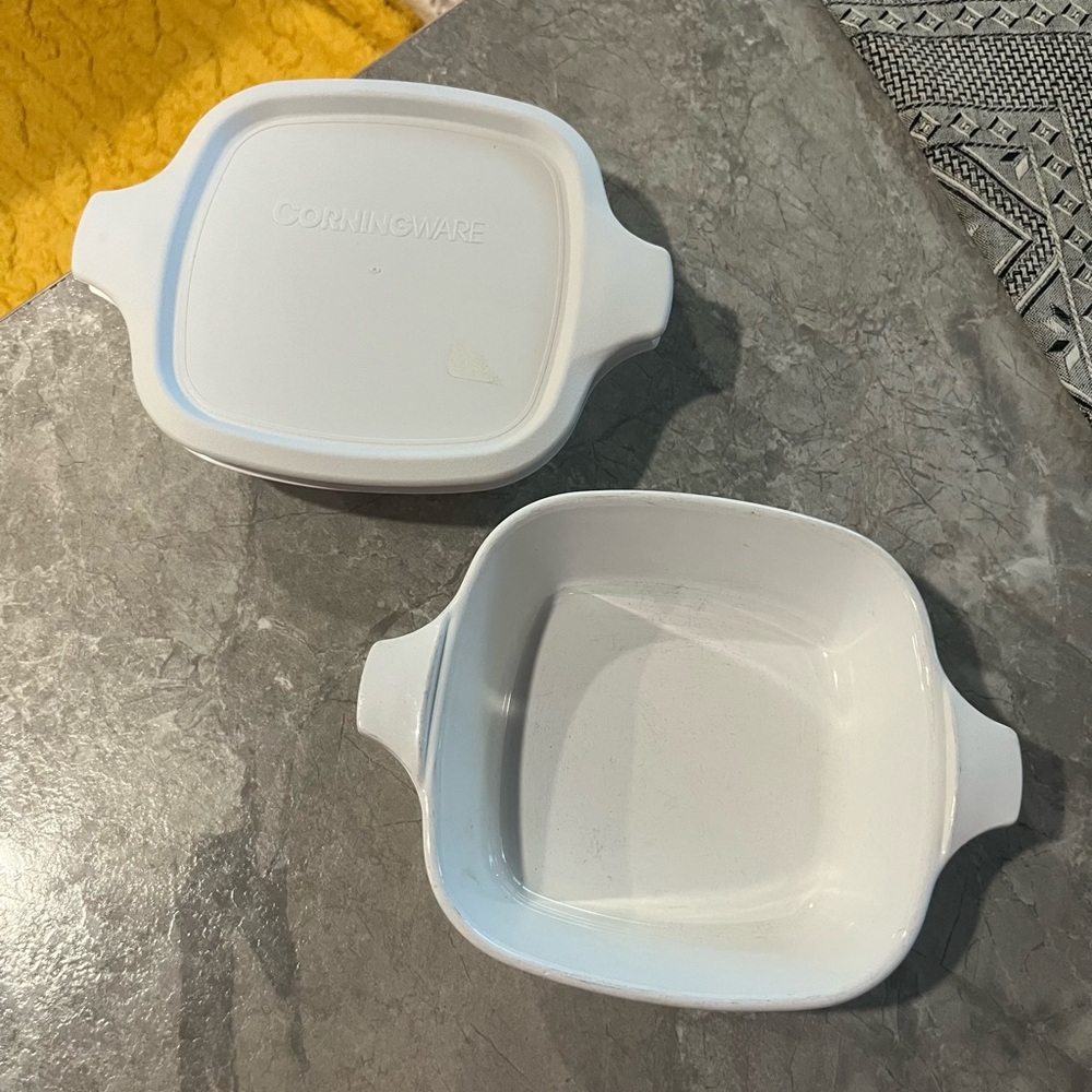 VTG CorningWare “Blue Cornflower” Casserole Dish Set(3 Pcs)